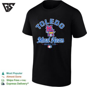 Toledo Mud Hens Baseball Club Mlb Logo Retro T-Shirt