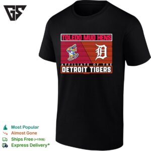 Toledo Mud Hens Ingrams Affiliate Of The Detroit Tigers T-Shirt