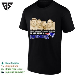 Tom Brady Rob Gronkowski Julian Edelman Bill Belichick The Mount Rushmore Of New England Patriots T-Shirt
