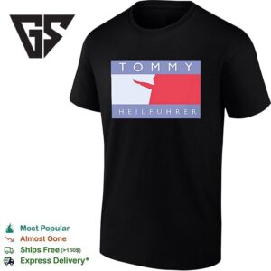 Tommy Heilfuhrer Parody White And Red Logo T-Shirt