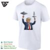 Trump Alien Spinner Trump Ufo Balancing Act Graphic T-Shirt