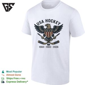 USA Hockey Champions Milano Cortina 1960 1980 2026 T-Shirt-Copy