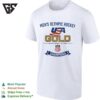 USA Hockey Men’s Olympic Hockey Gold Milano Cortina Italy 2026 Champions T-Shirt-Copy