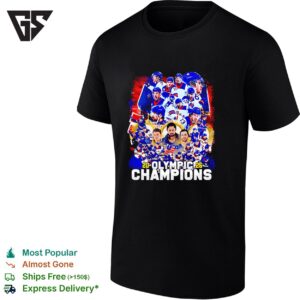 USA Ice Hockey Team Champions Winter Olympics At Milano Cortina Italia 2026 Graphic T-Shirt