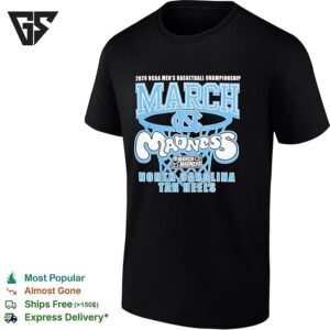 Unc Tar Heels 2026 NCAA Men’s Basketball Championship March Madness T-Shirt