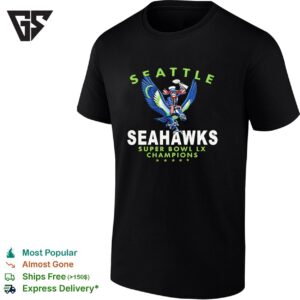 Uncle Sam Grateful Dead Seattle Seahawks Super Bowl Lx Champions T-Shirt