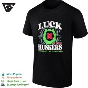 University Of Nebraska Huskers Luck Of The Hokies Logo T-Shirt