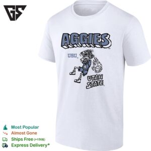 Utah State Aggies Skeleton T-Shirt