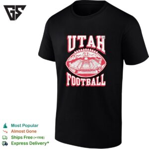 Utah Utes Football Stadium Graphic T-Shirt