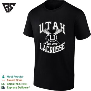 Utah Utes University Go Utes Lacrosse T-Shirt