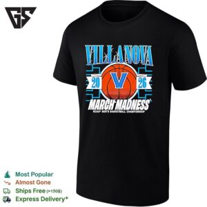 Villanova Wildcats Men’s Basketball NCAA Championship March Madness 2026 T-Shirt
