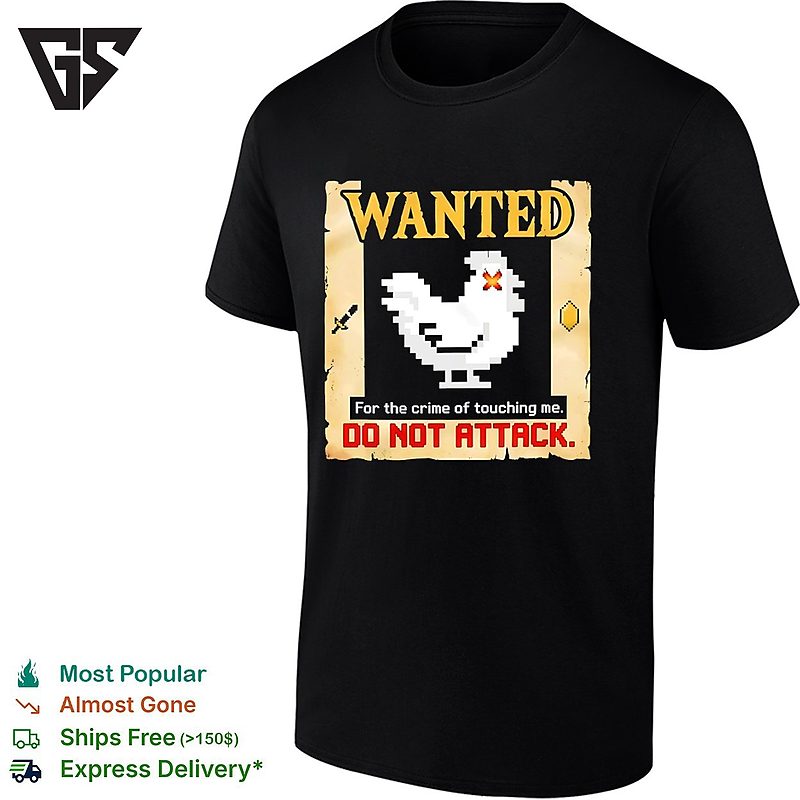 Wanted For The Crime Of Touching Do Not Attack T-Shirt Wanted For The Crime Of Touching Do Not Attack T-Shirt