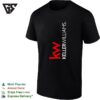 Women’s Kw Full Logo Mixed Red And White Vertical T-Shirt