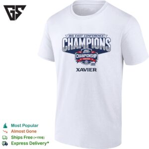 Xavier Soccer Champions 2025 Big East Conference T-Shirt