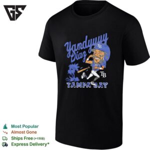 Yandy Diaz Yandyyyy Diaf Tampa Bay Rays Cartoon Funny T-Shirt