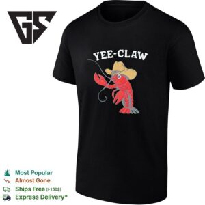 Yee Claw Lobster Embroidered T-Shirt