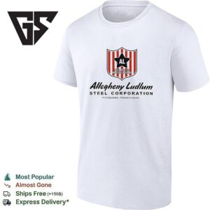 Allegheny Ludlum Steel Corporation Pittsburgh Pennsylvania Al Badge T-Shirt