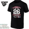 Arkansas Razorbacks 26 Sec Champions Men’s Basketball Team T-Shirt