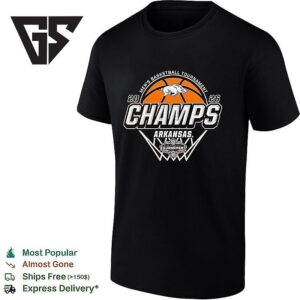 Arkansas Razorbacks Men’s Basketball 2026 Sec Tournament Champions T-Shirt