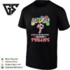 Autism Accept Understand Love Philadelphia Phillies T-Shirt