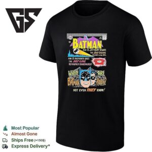 Batman #184 Where Are Batman &amp Robin Not Even They Know T-Shirt