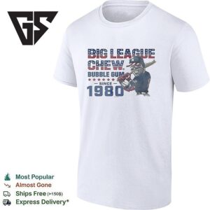 Big League Chew Of Ford Gum Since 1980 Vitnage T-Shirt