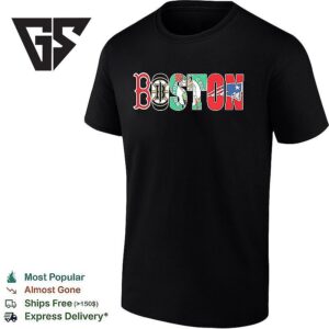 Boston Sports Team Red Sox X Bruins X Celtics X Patriots Logo T-Shirt