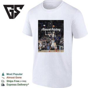 Braylon Mullins 24 Of Uconn Husky Slam Dunk Almost Friday T-Shirt