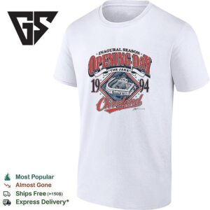 Cleveland Guardians Inaugural Season Jerzees Progressive Field The Jake 1994 T-Shirt