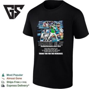 Darius Slay Philadelphia Eagles 2020-2024 Won Super Bowl Lix Signature T-Shirt