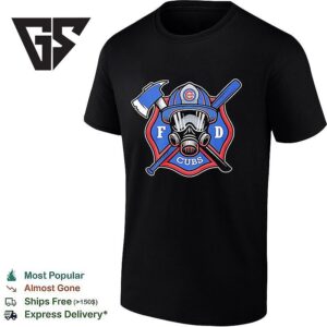 Fire Department Chicago Cubs Baseball Logo T-Shirt