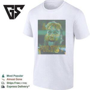 Football Player Sticking Out The Tongue Lets Get Filthy T-Shirt