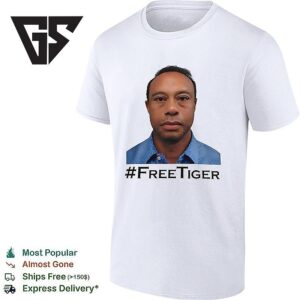 Freetiger Woods Mugshot Funny T-Shirt