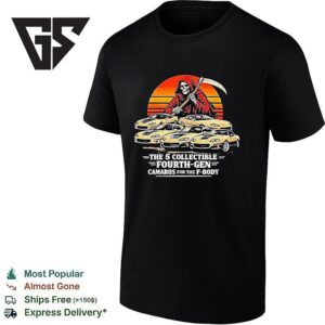 Grim Reaper The 5 Collectible Fourth Gen Camaros For The F Body T-Shirt