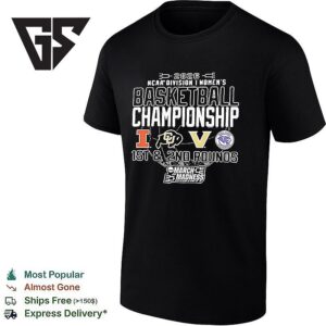 Illinois Colorado Vanderbilt High Point Women’s Basketball Championship 2026 NCAA Division March Madness T-Shirt