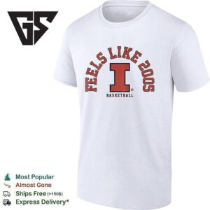 Illinois Fighting Illini Men’s Basketball Feels Like 2005 Logo T-Shirt
