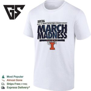 Illinois Fighting Illini NCAA Di Men’s Basketball Championship March Madness 2026 T-Shirt