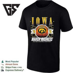 Iowa Hawkeyes March Madness NCAA Men’s Basketball Championship 2026 T-Shirt