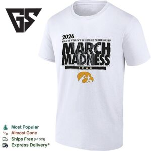 Iowa Hawkeyes NCAA Di Women’s Basketball Championship March Madness 2026 T-Shirt
