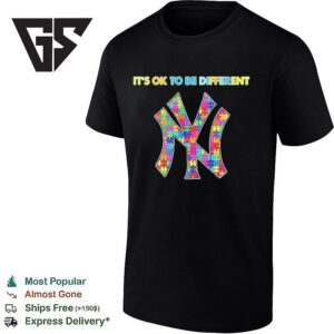It’s Ok To Be Different New York Yankees Logo T-Shirt