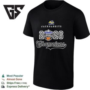 Jackrabbits 2026 Basketball Champions The Summit League T-Shirt
