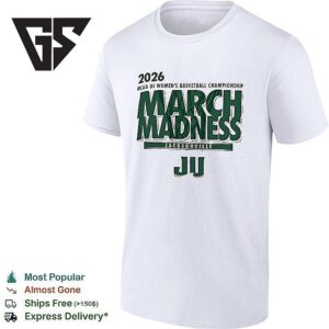 Jacksonville Dolphins NCAA Di Women’s Basketball Championship March Madness 2026 T-Shirt