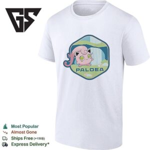 Jigglypuff Poke Paldea Explore Retro T-Shirt
