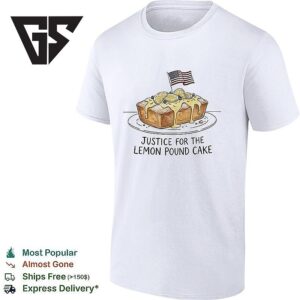 Justice For Lemon Pound Cake American Flag T-Shirt