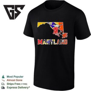 Maryland Sports Teams Graphic Transfer State T-Shirt