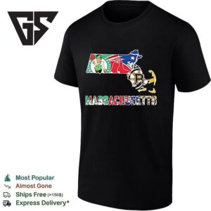 Massachusetts Sports Teams Graphic Transfer State T-Shirt