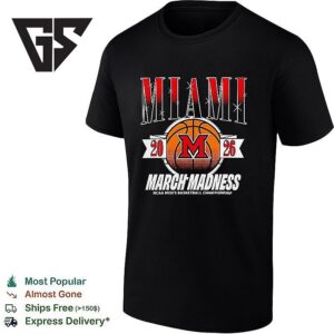 Miami Redhawks March Madness NCAA Men’s Basketball Champions 2026 T-Shirt