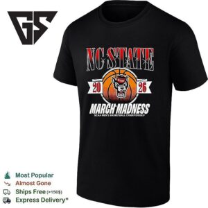 Nc State Wolfpack March Madness NCAA Men’s Basketball Championship 2026 T-Shirt