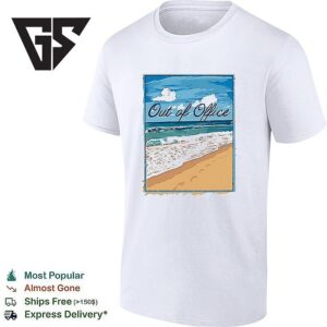 Out Of Office Beach Painting Photo 2025 Graphic T-Shirt