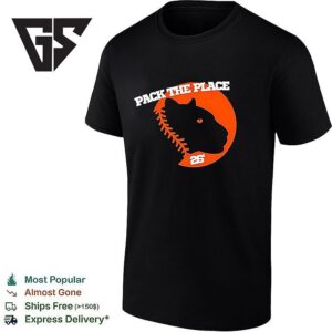 Pack The Place Panther Baseball Team T-Shirt